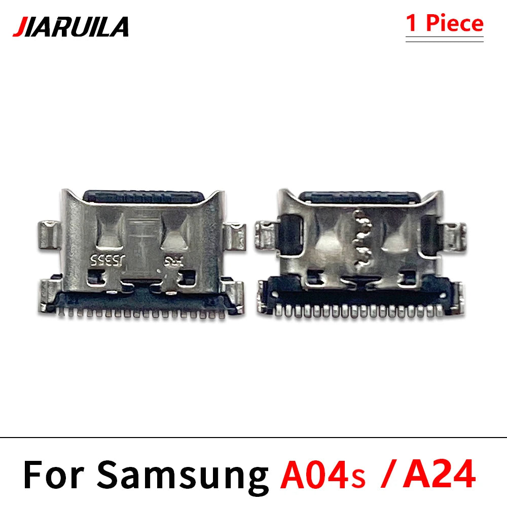 100Pcs,  Micro USB Connector Charging Port Jack Plug For Samsung A14 A04 A04s A04E A24 A34 A54 A05 A05s A13 A23 A33 A53 4G 5G Samsung phone repair parts