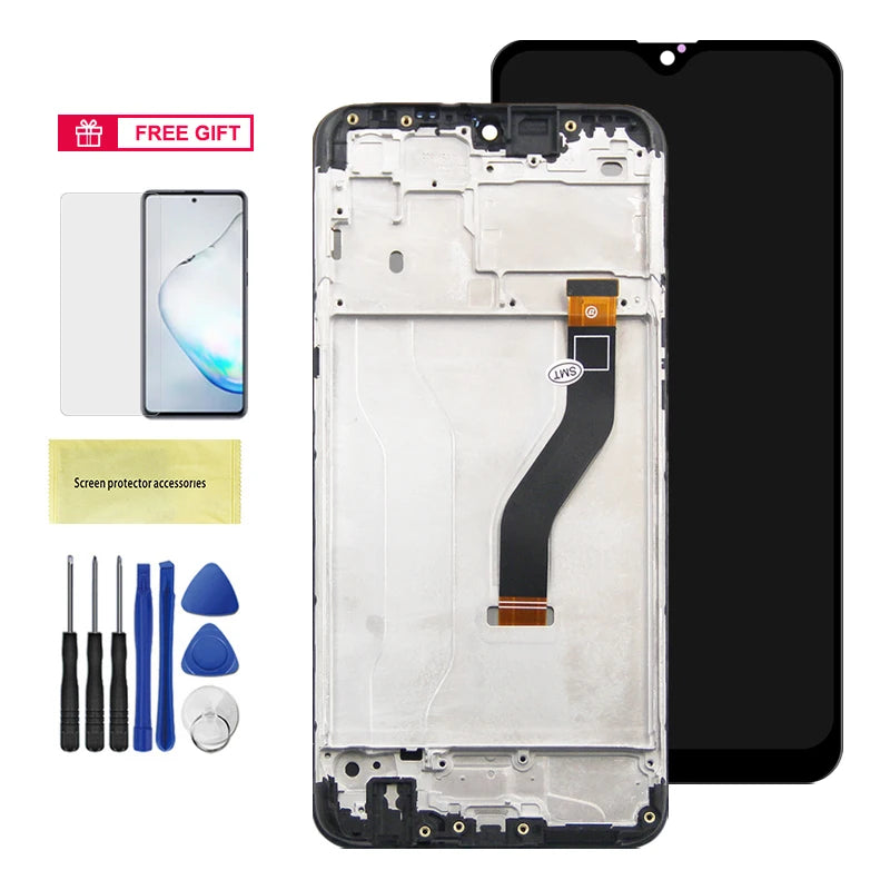 6.2'' A10S Display Screen With Frame, for Samsung Galaxy A10S A107 A107F A107M A107F/DS Lcd Touch Screen Display Digitizer Parts Samsung phone repair parts