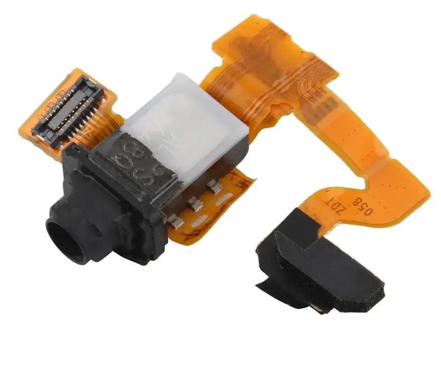NWT Earphone port & Audio Jack flex cable For Sony Xperia z3 compact z3 mini M55W D5803 D5833 light Proximity sensor flex cable Sony phone repair parts