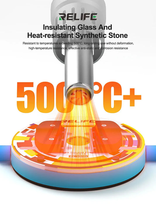 RL-601Q Tempered Insulated Glass Fixture Mobile Phone Repair Motherboard Fixing CPU Chip Hard Drive Precision IC Repairs Professional Repair Tools