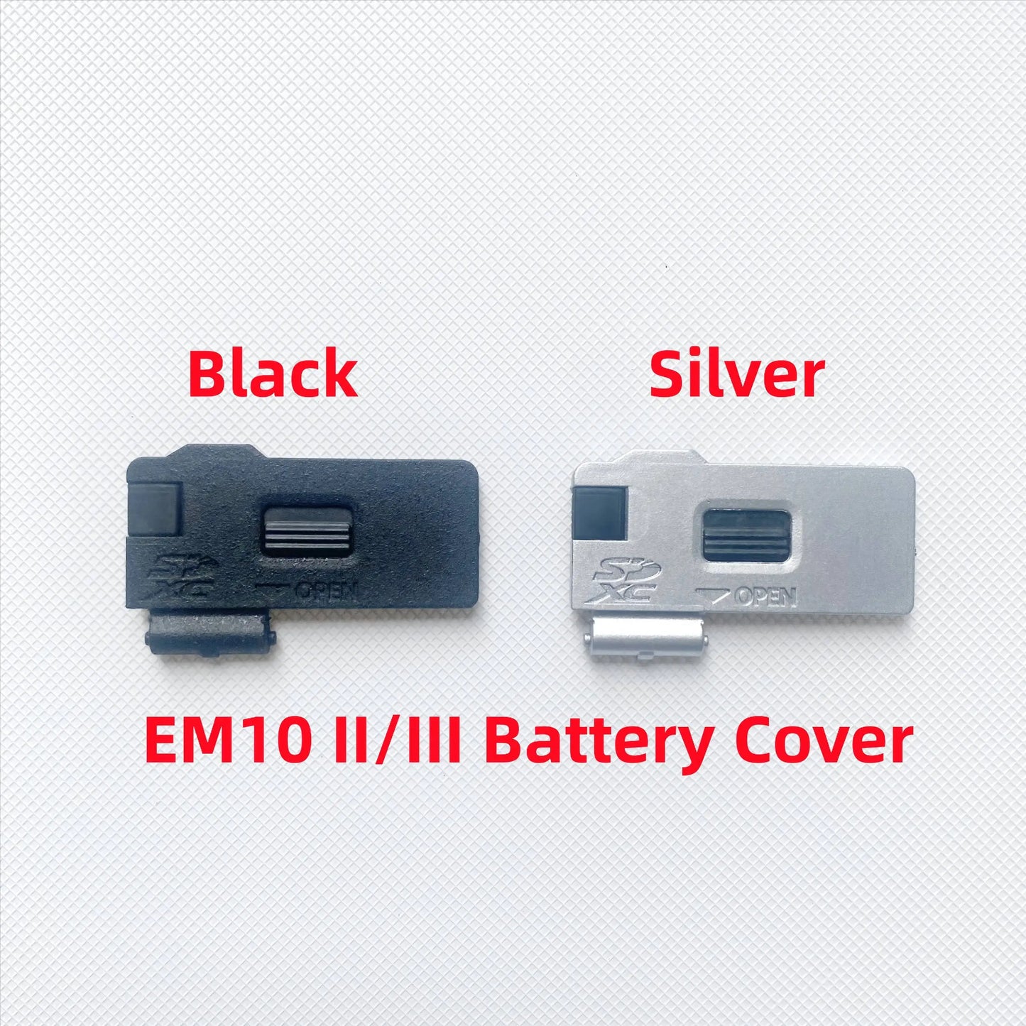 New EM10 II/III Battery Door For Olympus E-M10 MARK II/E-M10 MARK III Battery Cover Unit Black Digital Camera Repair parts  Digital Camera repair parts