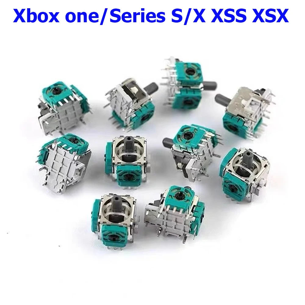 142PCS with Tray Replacement 3D Analog Joystick for Xbox One/Series S X Controller ThumbStick Repair  Game console repair parts