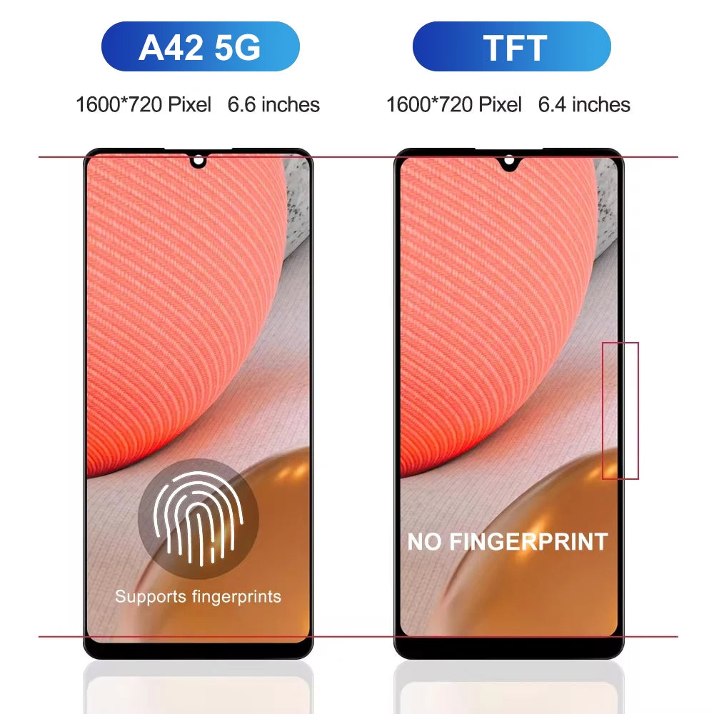 AMOLED for Samsung Galaxy A42 5G A426B A426B/DS LCD Display Digital Touch Screen for Samsung Galaxy A42 5G Screen Replacement Samsung phone repair parts