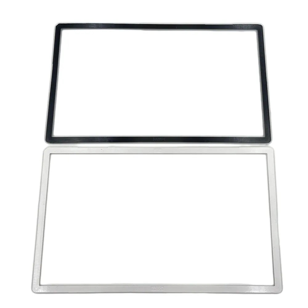 Black White For Wii U LCD Screen Frame Surround Protector Border Bar Lid Cover Gamepad Game console repair parts