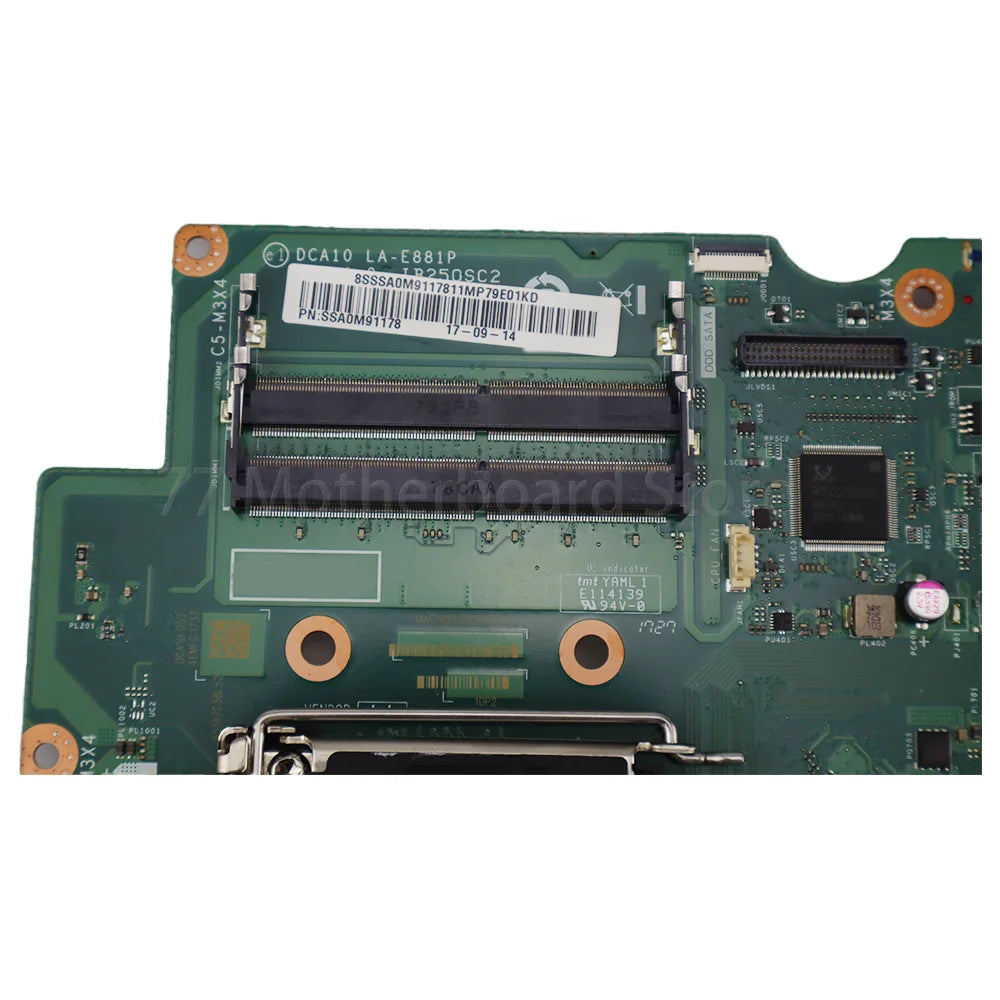 Laptop Motherboard For Lenovo Ideacentre AIO 520-24IKL LA-E881P With CPU R17M 2G 01LM146 01LM145 Lenovo laptop repair parts