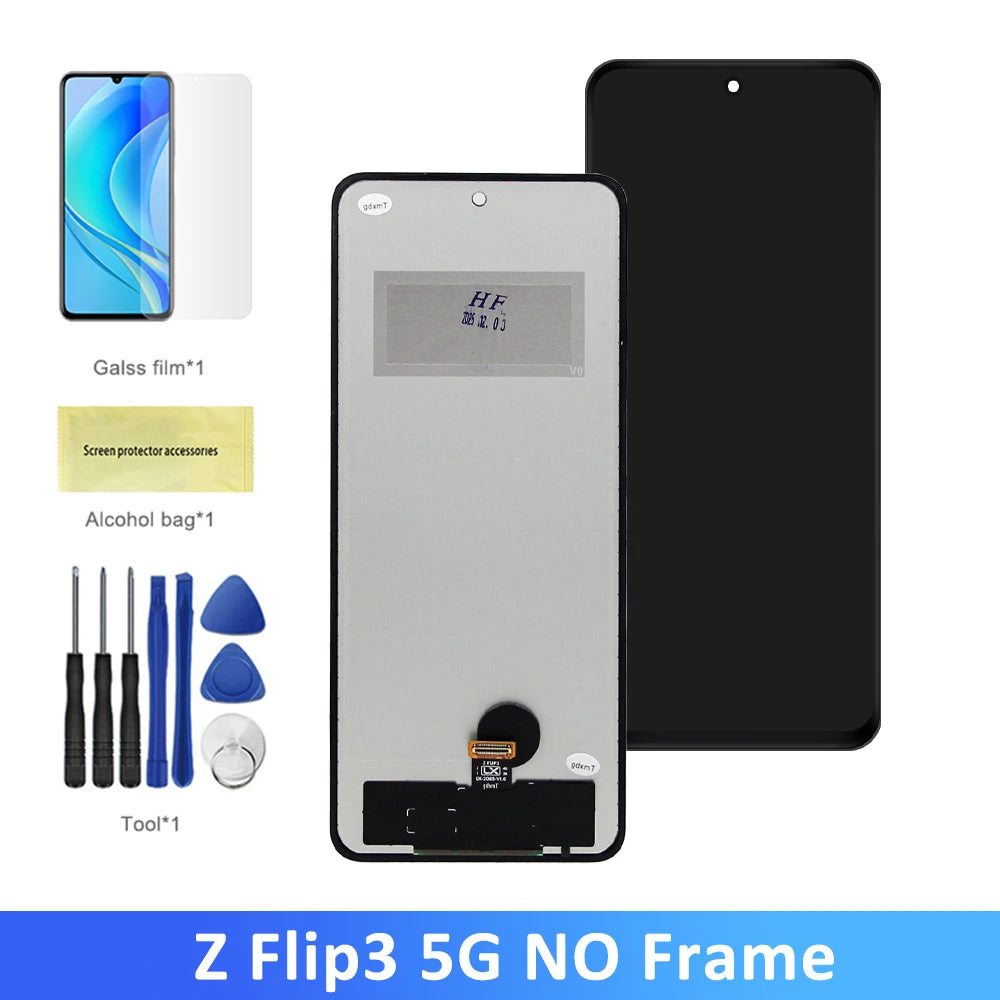 For Samsung Z Flip 3 F711 LCD Display Touch Screen For Samsung Z Flip3 5G LCD SM-F711 F711U F711B Display Replacement Samsung phone repair parts