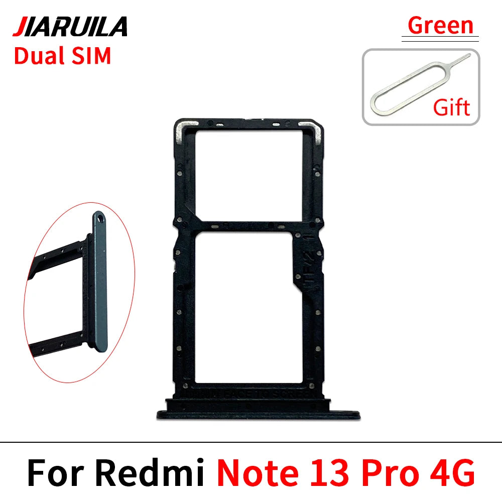 New For Xiaomi Redmi Note 13 Pro Plus 4G 5G SIM Card Tray Slot Holder Adapter Accessories  Xiaomi  Xiao mi phone repair parts