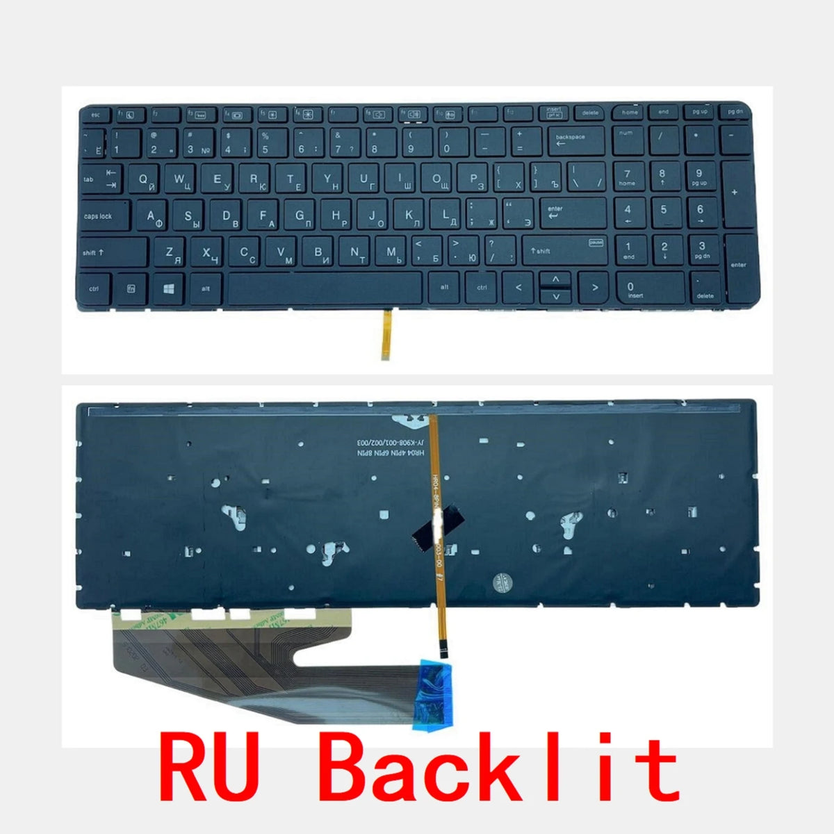 US RU SP AR IS Backlit Keyboard For HP ProBook 450 G3/ 450 G4/ 455 G3/ 455 G4/ 650 G2/ 650 G3/ 655 G2/ 655 G3/ 470 G3/ 470 G4  HP laptop repair parts