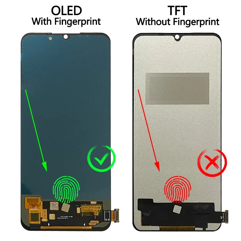 6.4' 100% Test For Oppo Reno 3 Reno3 4G CPH2043 LCD Display Touch Screen Digitizer For Oppo A91 PCPM00 LCD Frame Oppo phone repair parts Realme phone repair parts