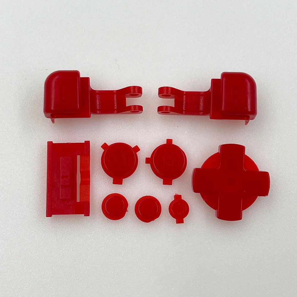 1-5sets Replacement Clear A B, L R, D-PAD Buttons for Nintendo Gameboy Advance SP GBA SP Game console repair parts