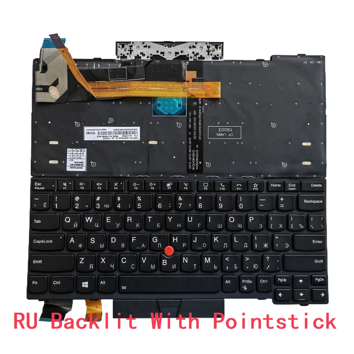 New Russian Spanish Laptop Backlit Keyboard For Lenovo Thinkpad X13 Gen 1 / L13 Gen 2 / L13 Yoga Gen 2 Notebook PC Replacement Lenovo laptop repair parts