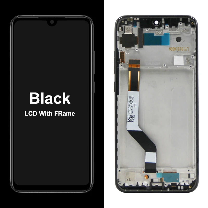 6.3" Display Screen for Xiaomi Redmi Note 7 Pro M1901F7S Lcd Display Digital Touch Screen with Frame for Redmi Note 7 Assembly Xiaomi phone repair parts