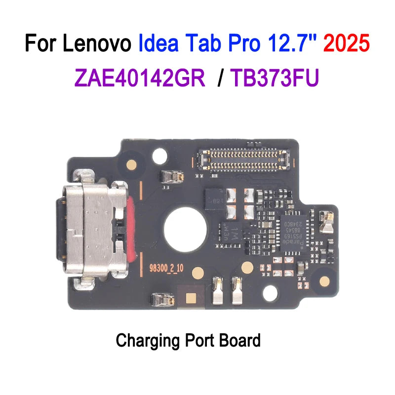 Charging Port Board For Lenovo Idea Tab Pro 12.7'' 2025, TB373FU / ZAE40142GR, Repair Replacement Part Lenovo Tablet repair parts