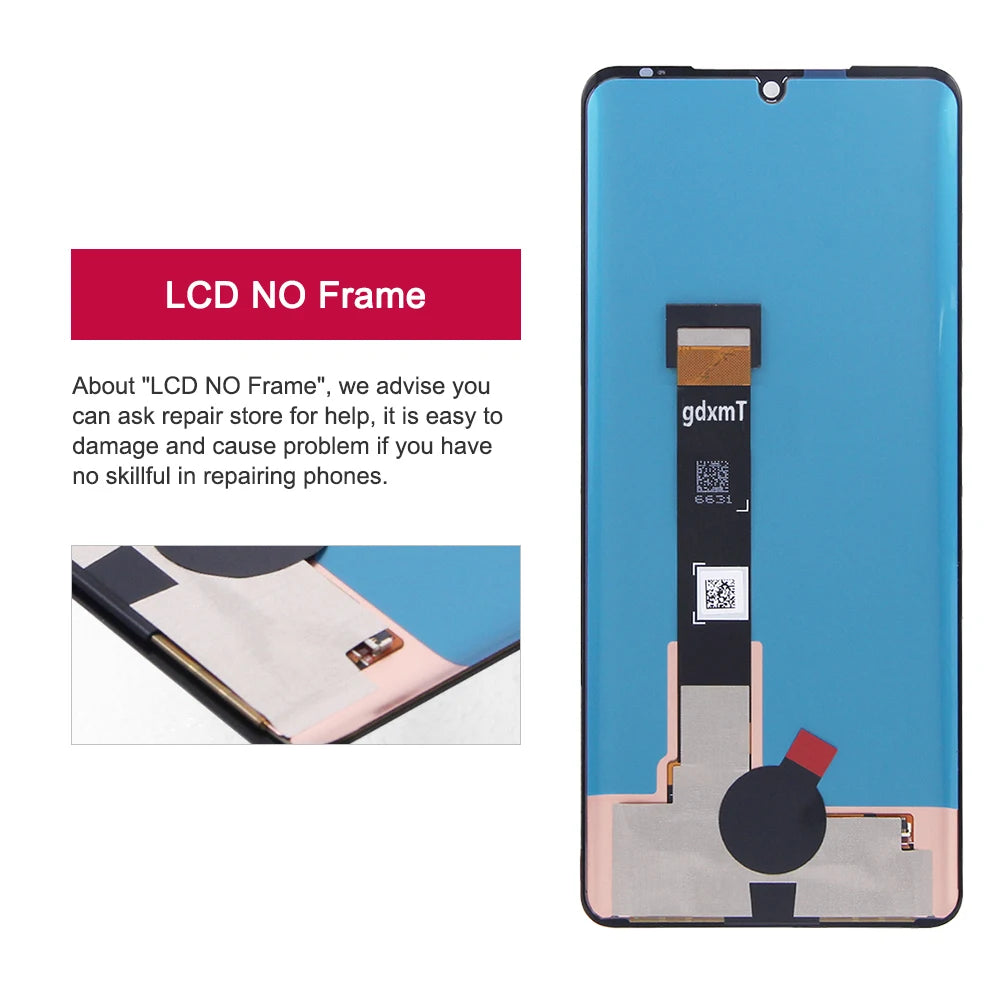For LG Velvet 5G G900 LCD Touch Screen For LG G9 ThinQ LMG910EMW G900 LM-G900N Display With Frame Replacement Parts 100% Tested LG phone repair parts