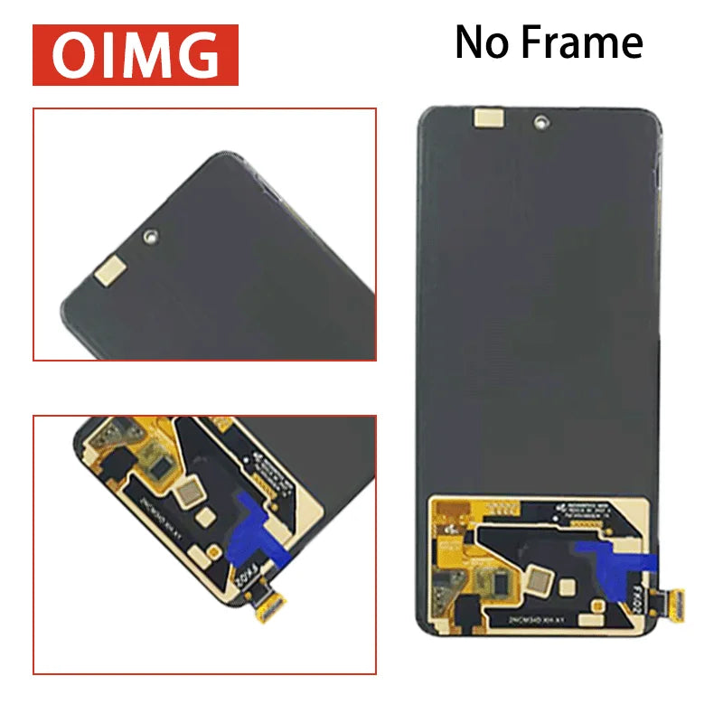 6.67 Super AMOLED For Realme 12+ 5G LCD Display Screen Touch Digitizer For Realme 12 Plus Display RMX3867 Screen Oppo phone repair parts Realme phone repair parts