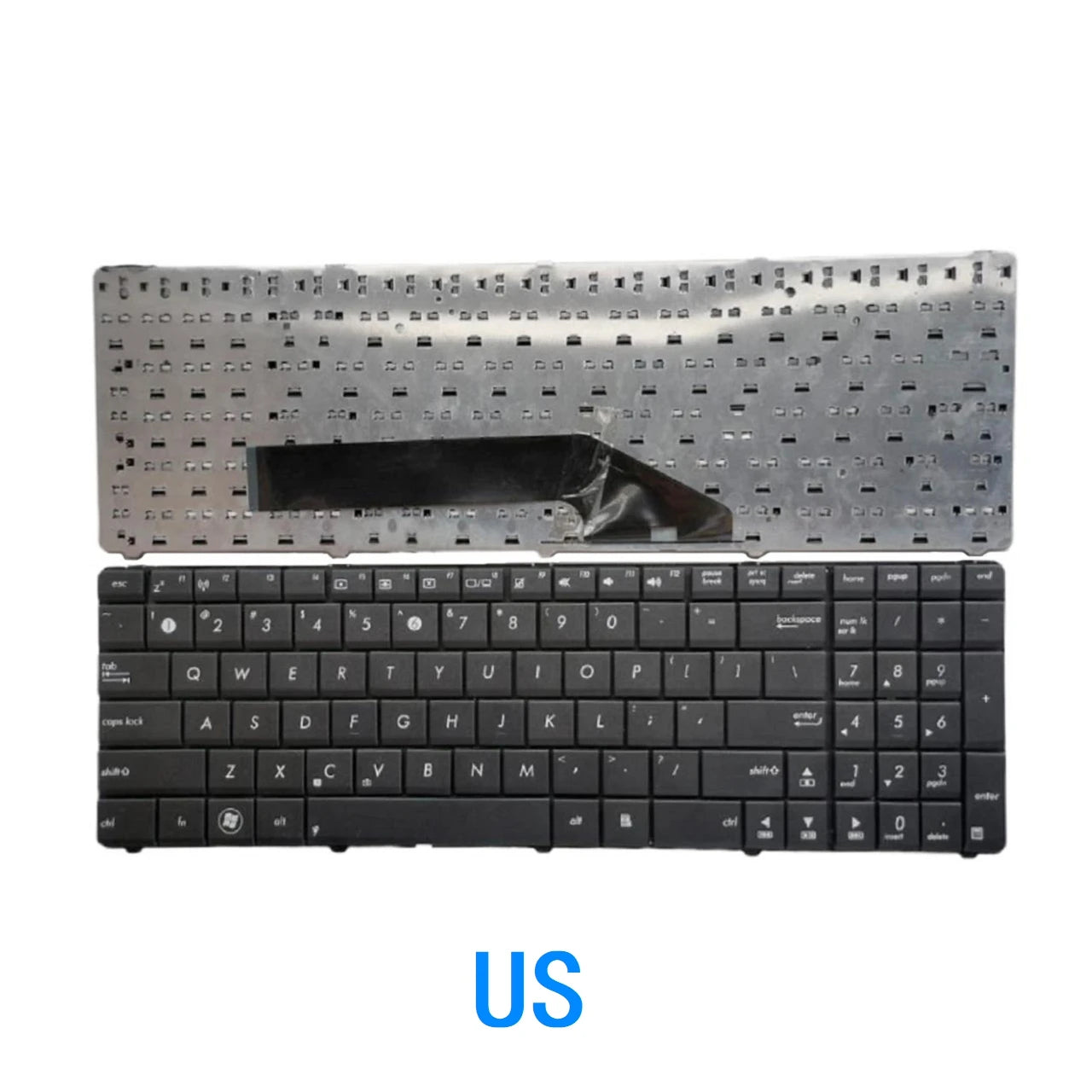 New US Russian Spanish Arab Brazil Laptop Keyboard For ASUS K50 K50I K50IJ K50C K50AB K50AD K50AF K50IN P50 P50IJ ASUS laptop repair parts