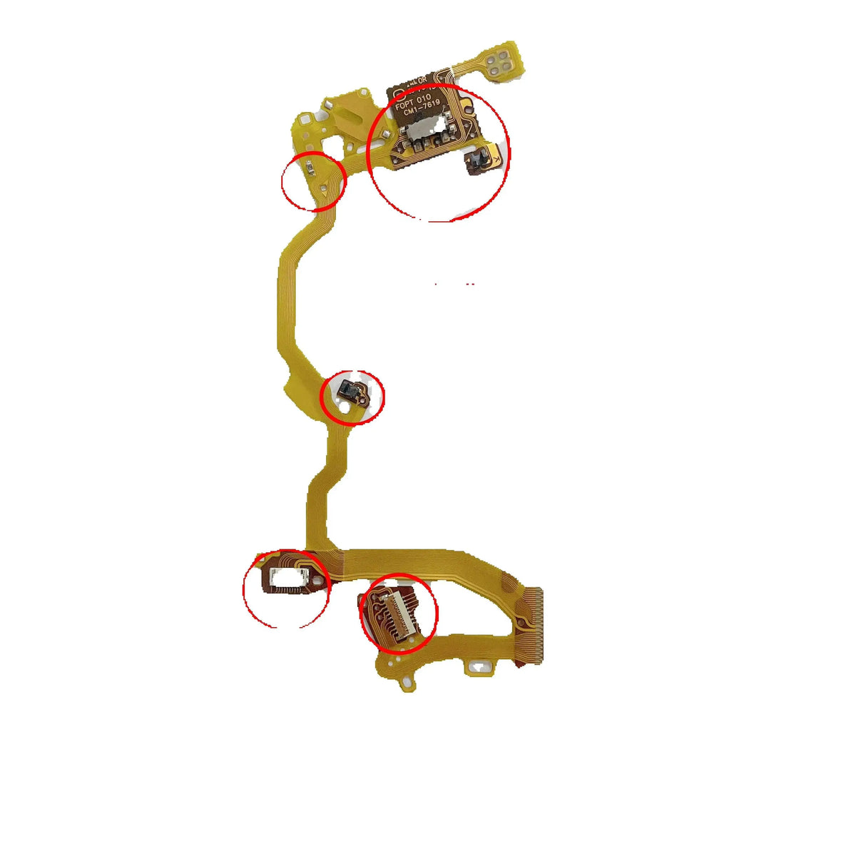 New IXUS125 Lens Back Flex Cable With Sensor for Canon IXUS125 Camera Lens Cable Repair Parts Digital Camera repair parts