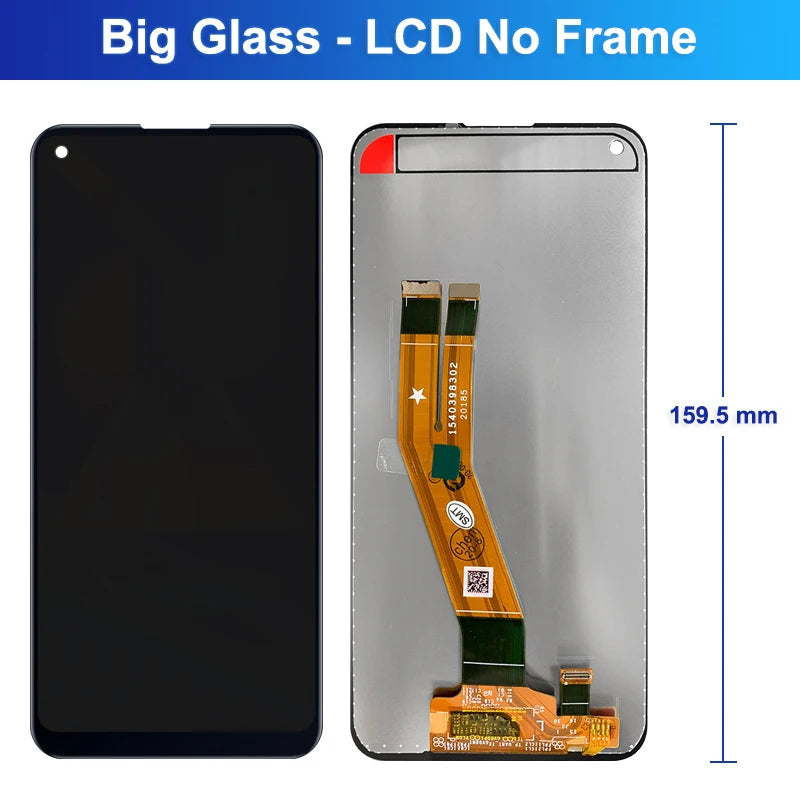 6.4'' M11 Display Screen with Frame, for Samsung Galaxy M11 M115 M115F Lcd Display Touch Screen Digitizer Assembly Replacement Samsung phone repair parts