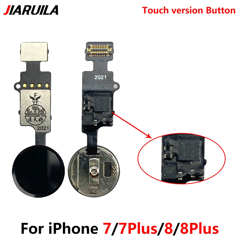 10Pcs/Lot, Universal Home Button with Flex Cable for iPhone 7G 7 Plus 8 8 plus Home button return functions Flex Cable iPhone phone repair parts