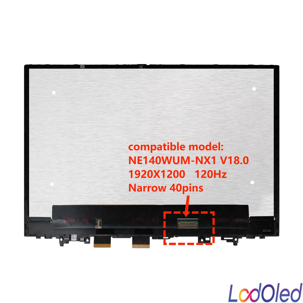 14'' LCD Screen Touch Digitizer Assembly With Frame for ASUS ChromeBook Flip CB3 CB3401FBA 1920x1200 30/Narrow 40Pins 60/120Hz ASUS laptop repair parts
