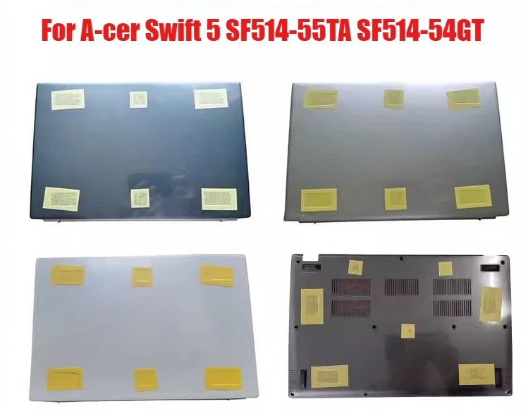 Cover case for A-cer Swift 5 SF514-55TA SF514-54GT Lcd screen housing bezel frame palmrest topcase keyboard bottom hinge cover