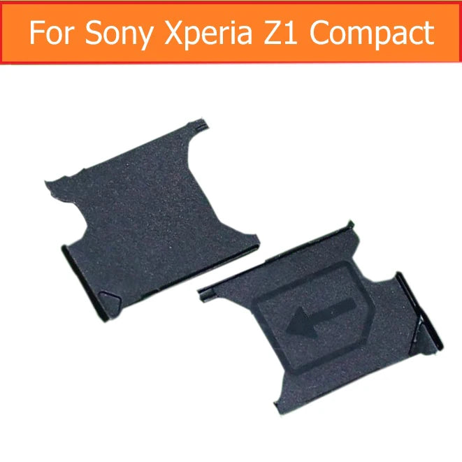 Genuine Sim Card tray Adapter for Sony xperia Z1 mini M51W D5503 Sim Card Slot Tray for Sony Z1 compact sim card reader holder Sony phone repair parts