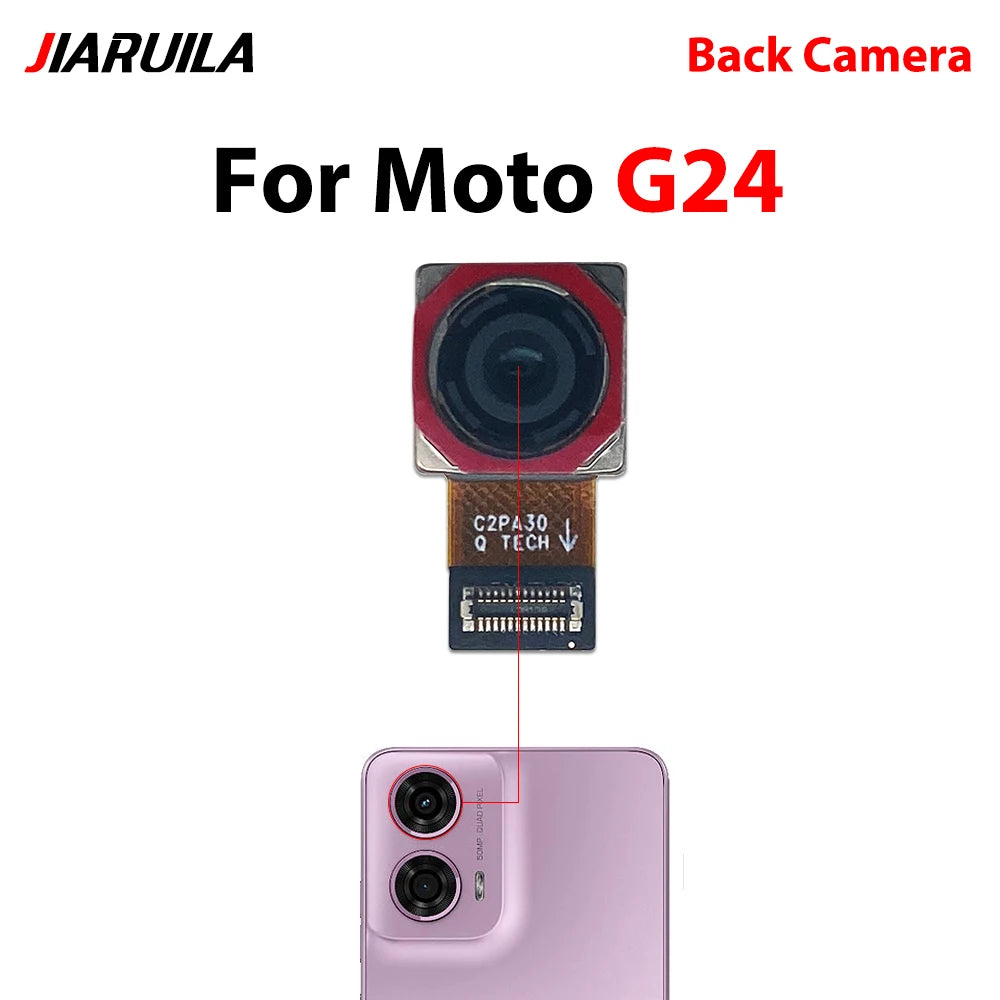 Back Rear Camera Big Main Camera Front Camera Flex Cable For Motorola Moto G22 G32 G62 G13 G23 G73 G14 G24 G55 G34 G84 G35 5G Motorola phone repair parts