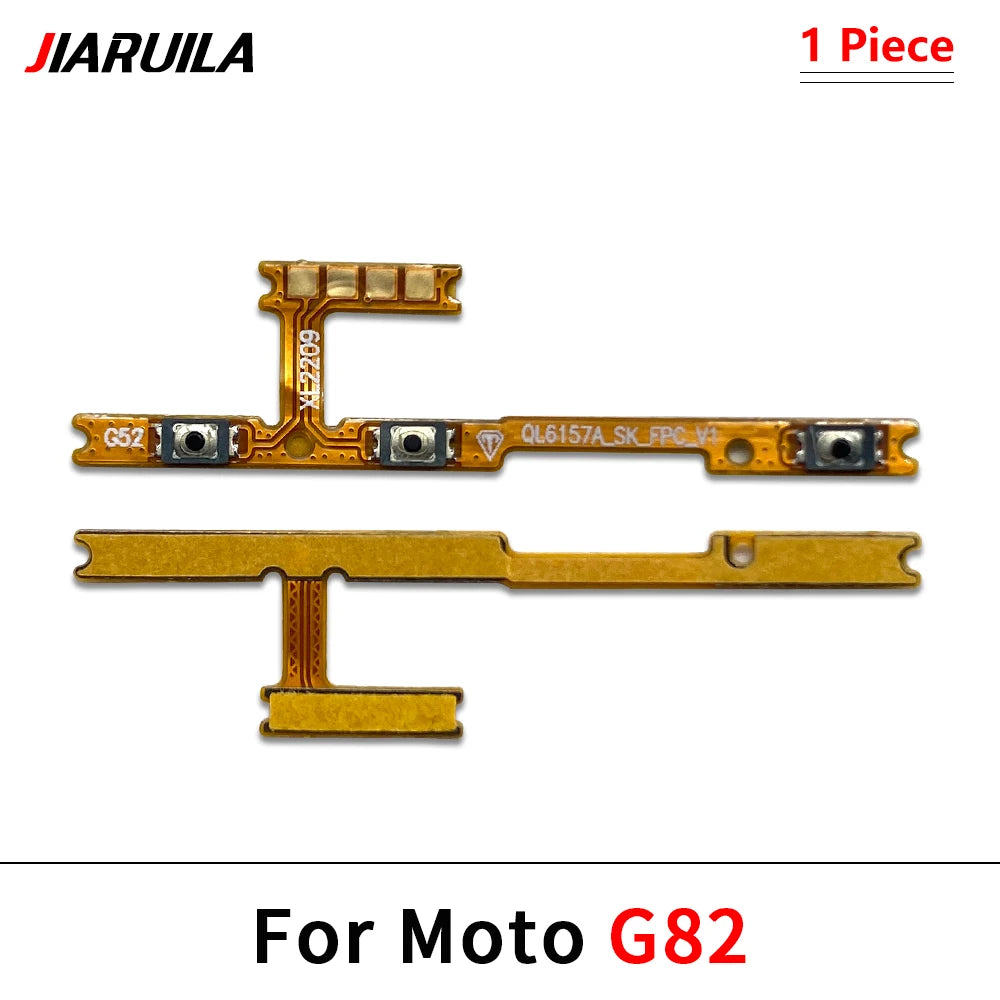 New Power On Off Volume Key Button Flex Cable For Motorola Moto G22 G32 G52 G62 G72 G82 G13 G23 G53 G73 G04 G14 G34 G54 G84 G42 Motorola phone repair parts