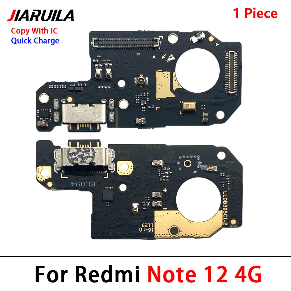 For Xiaomi Poco X5 X6 Pro Redmi Note 12 13 Pro Plus 4G 5G Dock Connector USB Charger Charging Port Flex Cable Board With Micro  Xiaomi  Xiao mi phone repair parts
