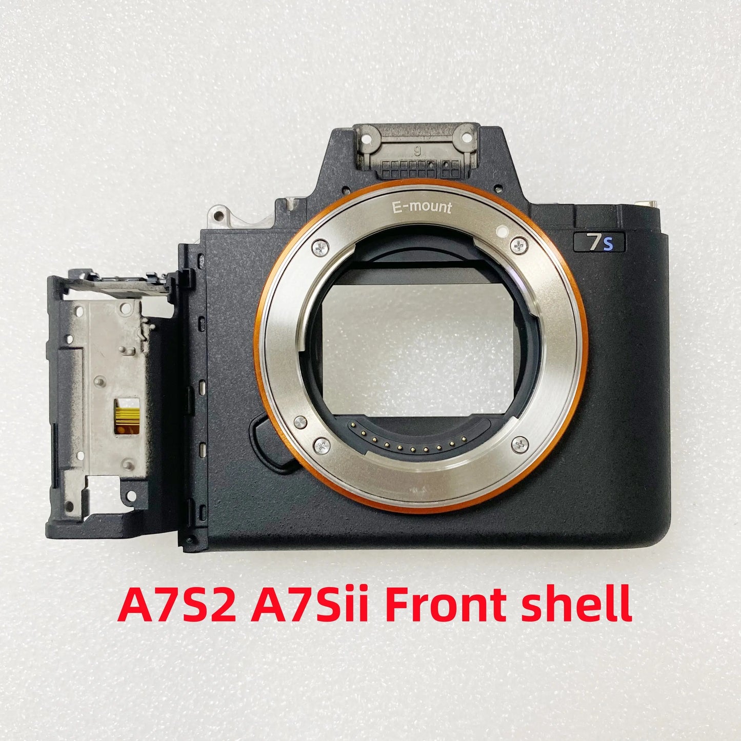 New Original A7R2 A7S2 Front Cover Shell with Mount and Contact Flex Cable for Sony A7R2 A7RII 7S2 A7SII Camera Repair Parts Digital Camera repair parts