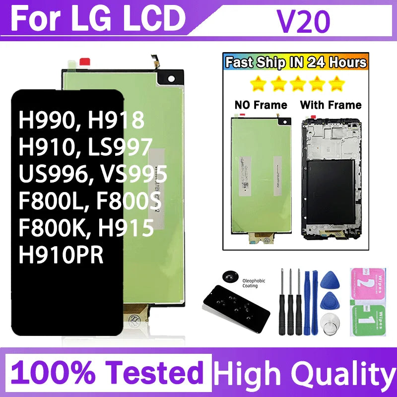 5.7“High Quality For LG V20 LCD VS995 VS996 LS997 H910 Display Touch Screen Digitizer Panel Assembly Replacement Repair Parts LG phone repair parts