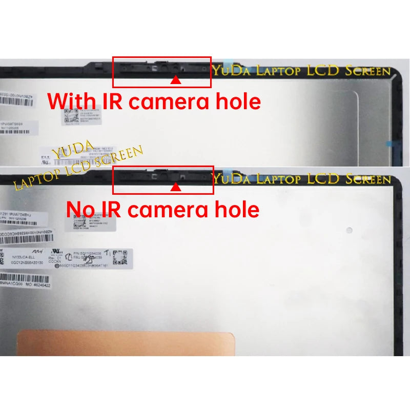 13.3" Touch Screen For Lenovo 13w 2-in-1 Gen 3 Type 83M9 83MA LCD Display Digitizer + Frame Assembly Replacement WUXGA 1920x1200 Lenovo laptop repair parts