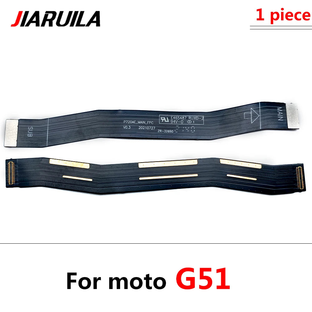 Mainboard Main Board Motherboard Connector Flex Cable For Moto G31 G41 G51 G71 G50 G60 G60s G100 G200 G32 G52 G62 G82 G53 G53 5G Motorola phone repair parts