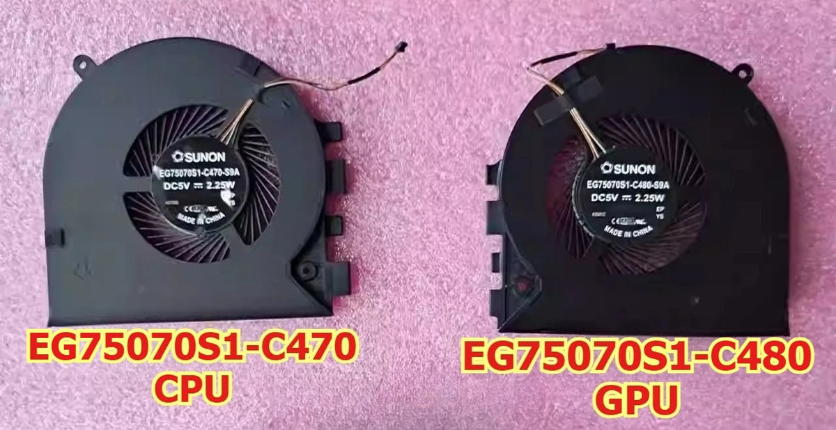 CPU/GPU Cooler Heatsink&Fan For Razer RZ90 Blade17 RZ09-0287-0329 12910619 RTX20/30 EG75070S1-C480-C470-S9A EG50050S1-CF11 Razer laptop repair parts