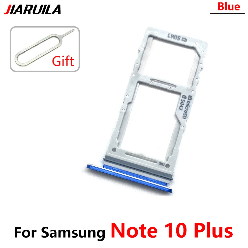 New Sim Card Tray Reader Socket Slot Holder For Samsung Note 10 Plus Lite / Note 20 Ultra Dual SIM Replacement Part Samsung phone repair parts