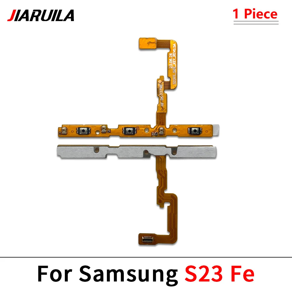 10Pcs, Volume Button Power Switch On Off Button Flex Cable For Samsung Note 10 Plus Lite Note 20 Ultra S20 S21 S23 Fe Samsung phone repair parts