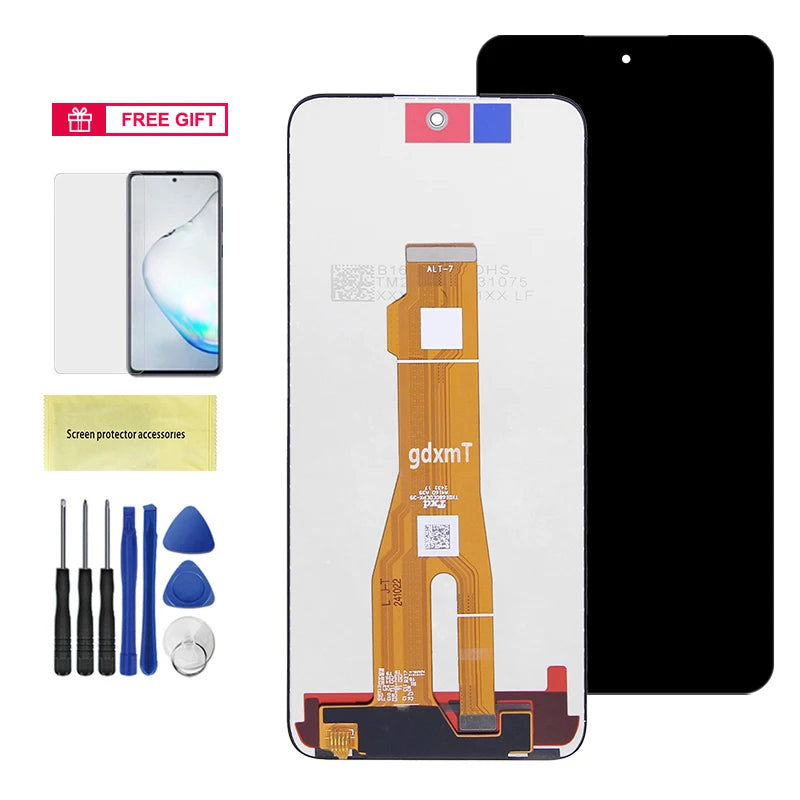 X7C For Huawei For Honor X7c Display Touch Screen Digitizer Panel Assembly Lcd Screen With Frame Repair Parts 100% Tested Honor phone repair parts
