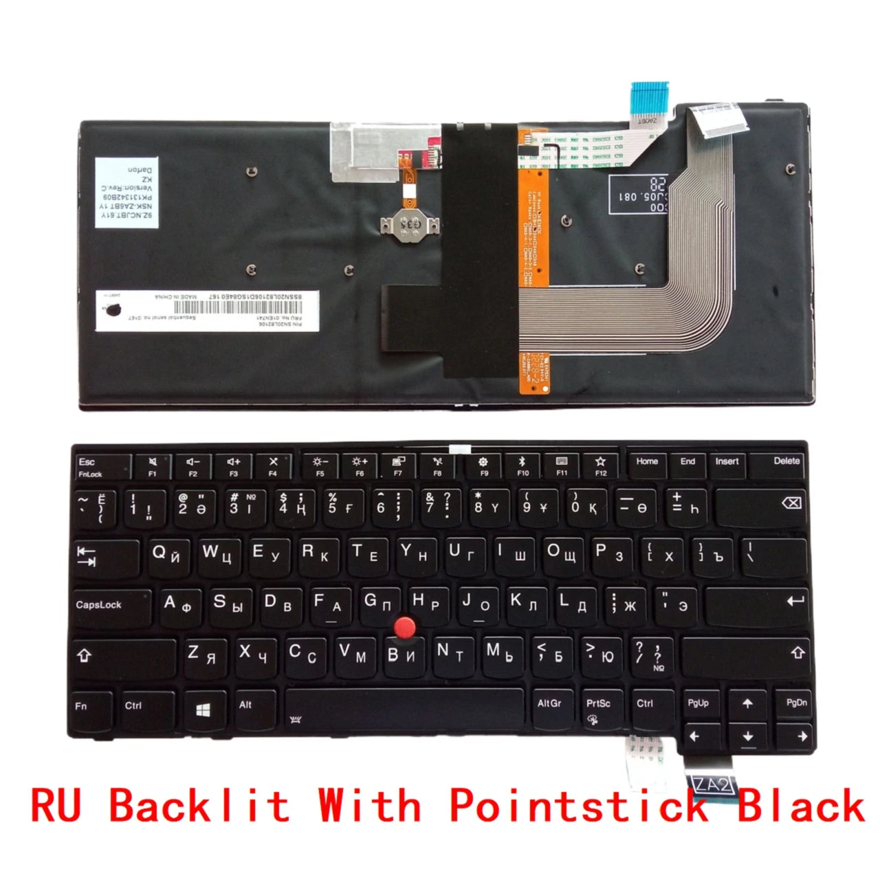 New US Russian Spanish Latin Laptop Backlit Keyboard For Lenovo Thinkpad T470S Notebook PC Replacement F10 with Bluetooth Lenovo laptop repair parts