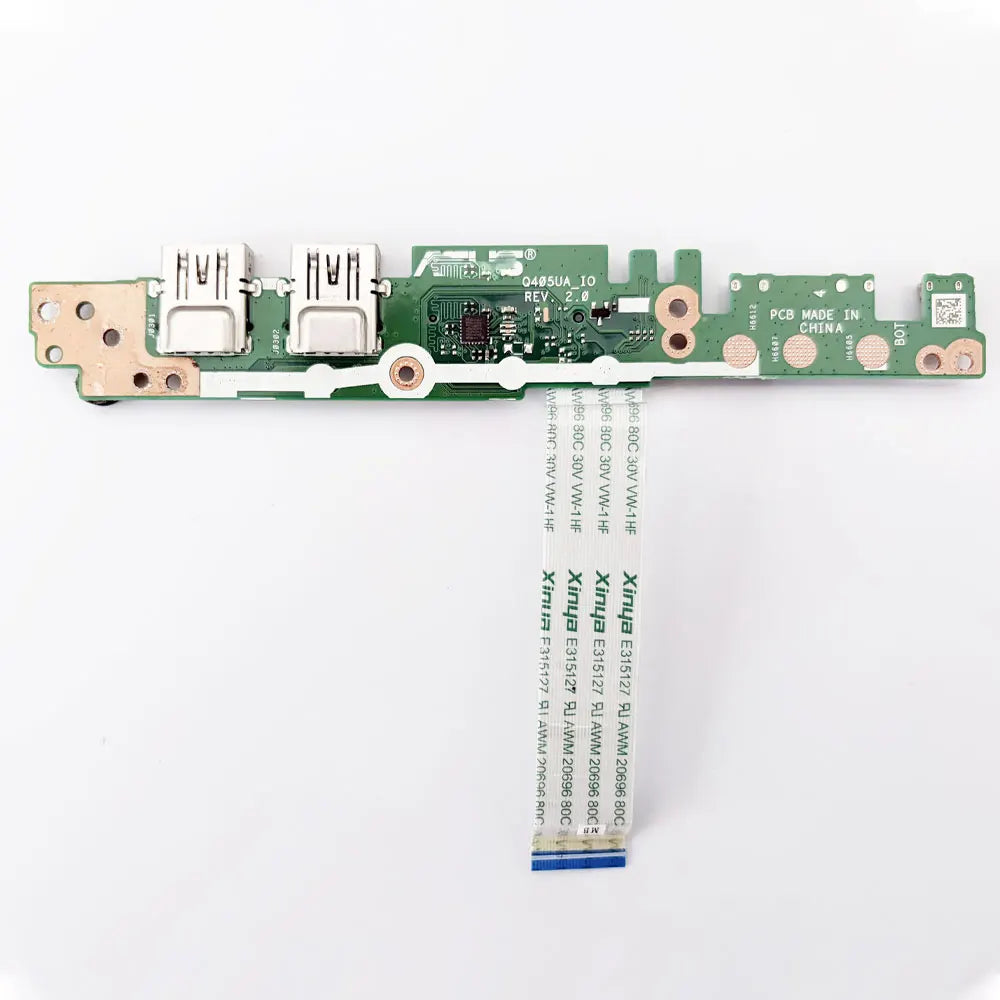 OEM For ASUS Q405U Q405UA Q405UA-BI5T5 Laptop I/O USB Jack Port Card Reader Switch Power Button Board Cable Repairing Q405UA  ASUS laptop repair parts