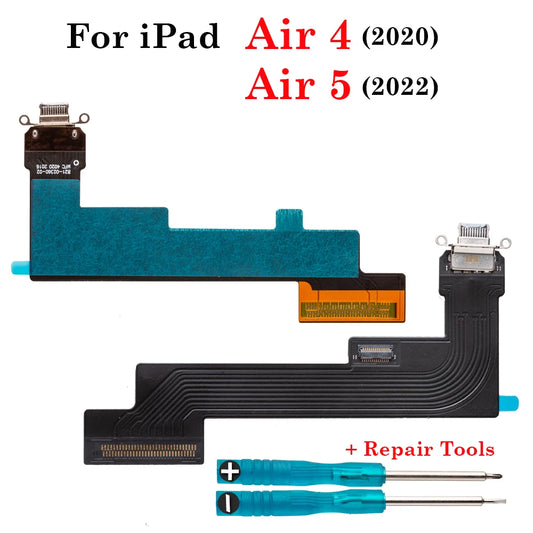 Charging Port Flex Cable For iPad Air 4 2020 Air 5 2022 4G Wifi  USB Charger Port Dock Connector Plug Socket Jack Ribbon iPad tablet repair parts