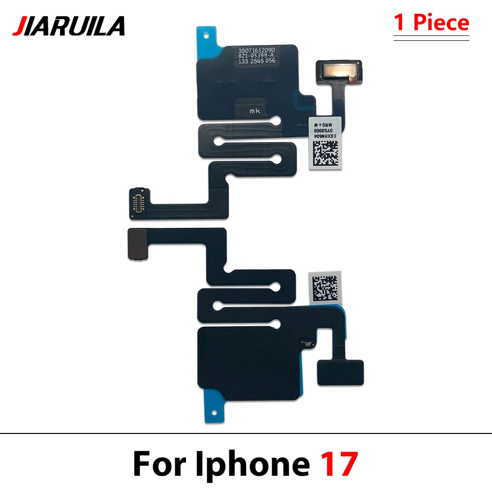 Earpiece Proximity Light Sensor Flex Cable with Mic For iPhone 13 14 15 16 17 Pro Max Plus Mini 16E Air Ear Speaker Repair Parts iPhone phone repair parts