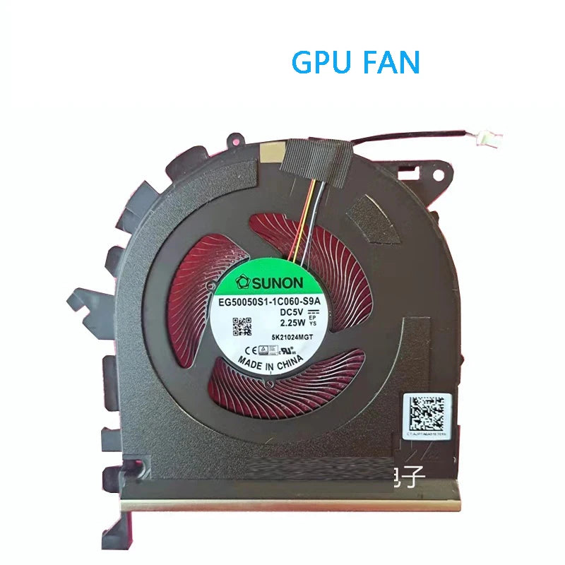 NEW ORIGINAL CPU GPU COOLING Fan FOR HP Zbook Studio Create G7 G8 ZBSG7 ZBCG7 HSN-C06C HP laptop repair parts