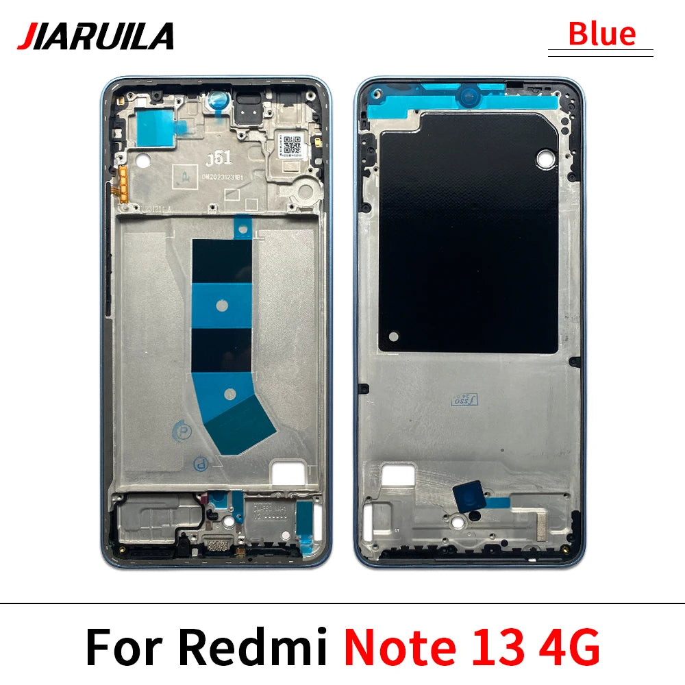 New For Xiaomi Redmi Note 13 Pro Plus 4G 5G Front Housing LCD Frame Screen Bezel Holder Xiaomi  Xiao mi phone repair parts