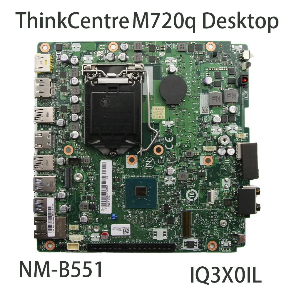 Laptop Motherboard For Lenovo ThinkCentre M720q Desktop NM-B551  IQ3X0IL With B360 35W  FRU:5B20U53712 5B20U53832 5B20U53711  Lenovo laptop repair parts