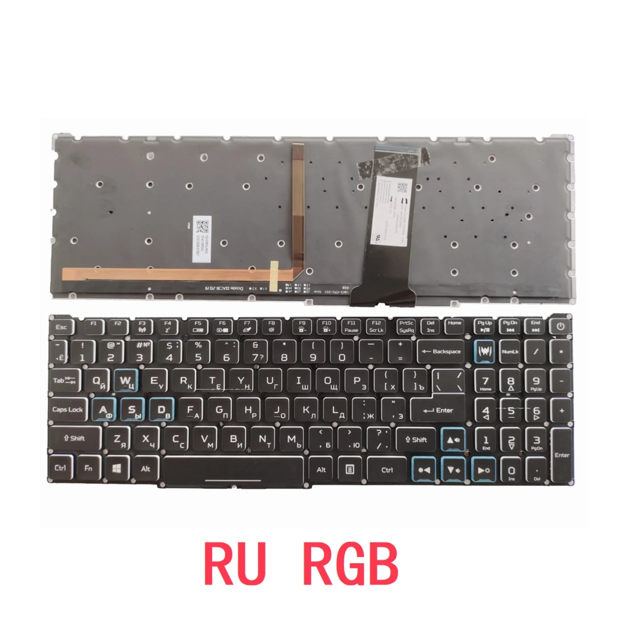 US RU SP BR RGB Keyboard For Acer Nitro 5 AN517-51 AN515-43 AN515-54 AN515-55 7 AN715-51 AN715-52 PH315-52 PH315-54 Acer laptop repair parts
