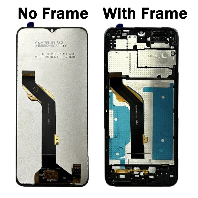 6.6“For TCL 408 T507D1 Display Screen For TCL 405 T506D LCD Display Touch Screen Digitizer For TCL 406 T506K Display Replacement TCL phone repair parts