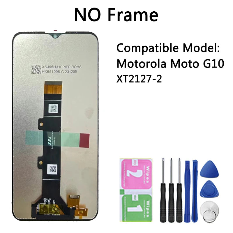 OEM G Series Screen for Motorola Moto G10 G20 G30 G50 5G G60 G60S G100 LCD Display Touch Screen Digitizer Replacement Motorola phone repair parts
