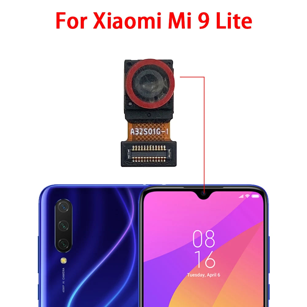 New For Xiaomi Mi 9 10 10T 11 12 Pro Lite Rear Camera Foam Front Back Camera Flex Cable Replacement Parts  Xiaomi  Xiao mi phone repair parts