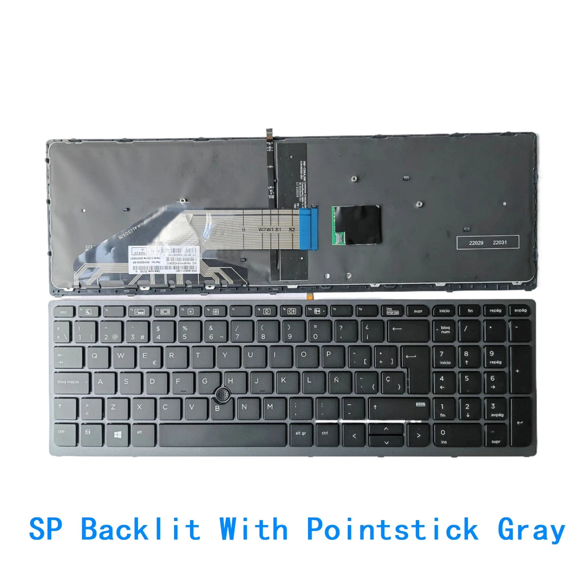 New US Spanish language  Backlit Keyboard For HP ZBOOK 15 G3 G4 ZBOOK 17 G3 G4 Notebook PC Replacement Keyboard  HP laptop repair parts