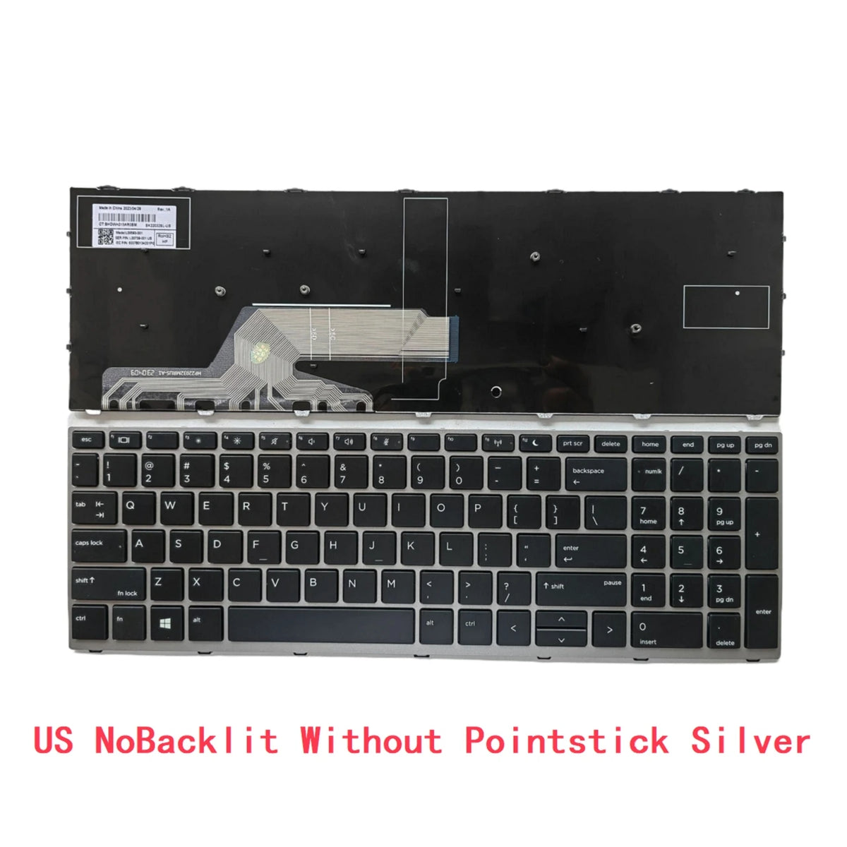 New US Russian Spanish Laptop Backlit Keyboard For HP Probook 450 G5 / 455 G5 / 470 G5 / 650 G4 / 650 G5 X8CA  HP laptop repair parts